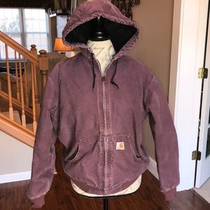 plum carhartt jacket